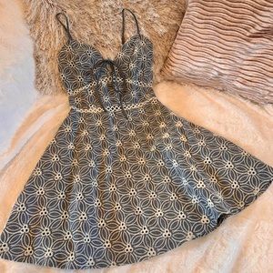 J.O.A. LA. Fit and flare, flirty dress.